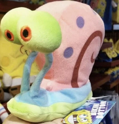 环球影城公园柔软毛绒海绵宝宝加里宠物蜗牛 — 第 1/2 张图片