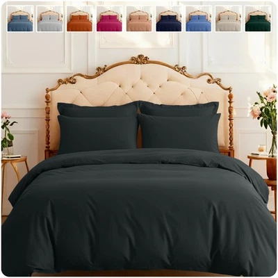 Juego de cama de 3 piezas funda nórdica edredón fundas de almohada completo queen king Foto 1 de 4