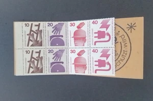 SELLOS ALEMANIA BERLIN MNH 1972 CARNET 394. 8 SELLOS 10,20,30,40 - Imagen 1 de 2