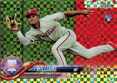 2018 Topps Chrome #147 Nick Williams X-Fractor - Image 1 of 2