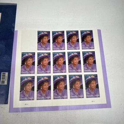 US 5171 Black Heritage Dorothy Height forever sheet (14 stamps)  20 Misc Stamps - Image 1 of 3