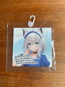 Hololive Shirakami Fubuki Shikishi Color Paper Board Japan New Unopened - Picture 1 of 7