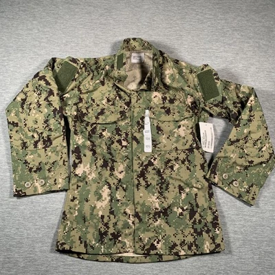 Camisa masculina X-pequena regular floresta digital camuflagem ripstop Marinha dos EUA tipo III nova na caixa - Imagem 1 de 4