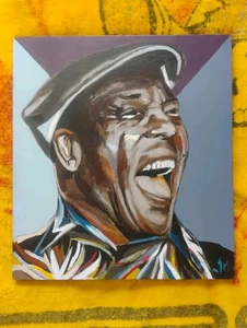 Buddy Guy Original Kunst Gemälde - Bild 1 von 2