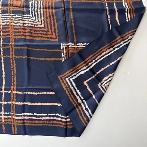 Eastman Mfg Co Fashion Scarf Water Repellent Japan 100% Acetate 26” Square Scarf - Picture 1 of 5