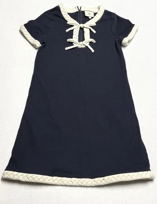 Vestido Tuckernuck Olivia azul marino con lazo para mujer XXS detalle náutico trenzado Foto 1 de 4