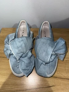 JOSHUA SANDERS Schuhe Damen 38 Schleife Slipper Sneaker Made in Italy I - Bild 1 von 10