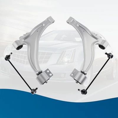 Front Lower Control Arms Sway Bar Links for Buick LaCrosse Regal Cadillac XTS - Image 1 of 4