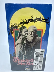 Miracle On 34th Street VHS 1987 New Watermark Sealed Natalie Wood Maureen Ohara - Imagen 1 de 8