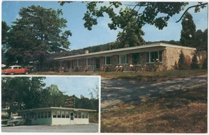Vntg Multiview Dan Dee Motel Restaurant Frederick MD Unposted Postcard Penciling - Picture 1 of 2