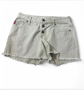 Y2K Mudd Khaki Button Fly Shorts - Picture 1 of 10