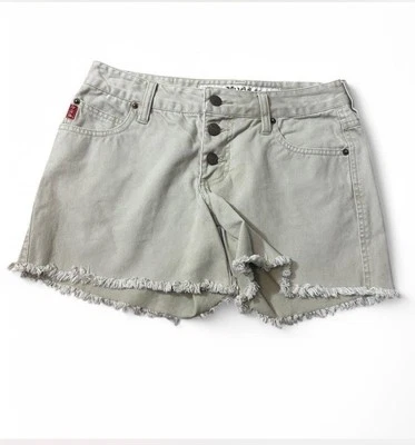 Y2K Mudd Khaki Button Fly Shorts - Image 1 of 4