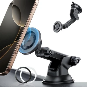 Dashboard Magnetic Phone Holder for Car, for MagSafe Car Mount, Windshield Va... - Picture 1 of 9