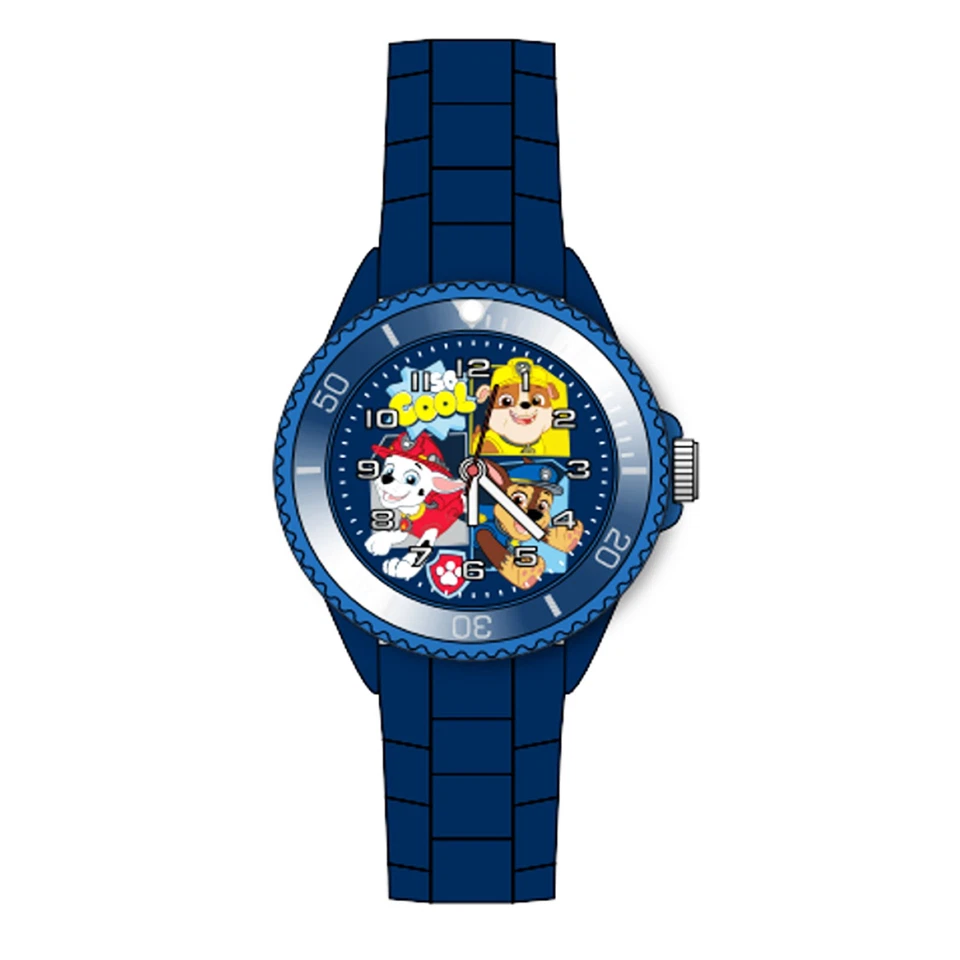 Kinderarmbanduhr Paw Patrol, analog, mit Silikonarmband, blau, Ø 4,0 x 3,4 cm - Bild 1 von 1
