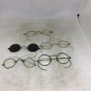 (5) Antique Pairs Of Glasses Lot *RARE* - Picture 1 of 6
