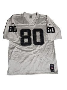Jerry Rice Reebok NFL Football Jersey #80 White Oakland Raiders Size XL