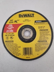 DeWALT DW 4719 7" x 1/4" x 7/8" Schleifscheibe ohne Karton 10er Pack  - Bild 1 von 4