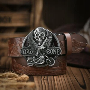 Men's Bone  Waist Belt - Picture 1 of 2