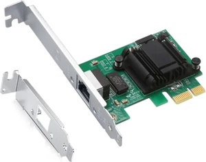H!Fiber Gigabit Pcie NIC with Intel 82574L Chip, 1Gb Network Card Compare to Int - Picture 1 of 12