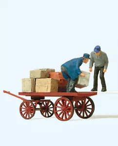 Preiser 28084 Loading workers with cart 1:87 - Imagen 1 de 1
