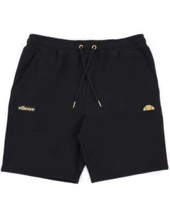 Ellesse Lounge Casual Shorts Black/Gold - Picture 1 of 2