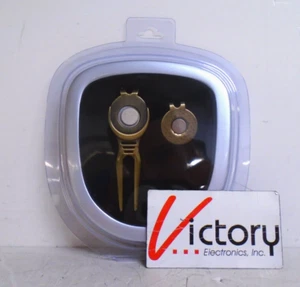 NEW CMC Golf Custom Gifts Divot Tool & Cap Clip Set | Brass | NO Ball Marker - Picture 1 of 5