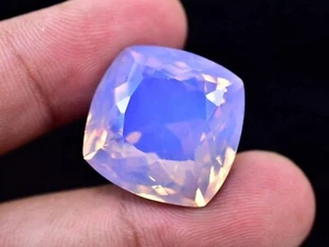 33.30Ct Natural Certified Untreated Purple Pink Welo Cushion Australian Gemstone - Picture 1 of 5