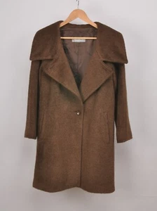 Max Mara Alpaca Wool Coat I 44 GB 12 US 10 Made in Italy - Picture 1 of 9