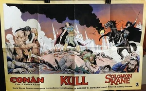 Conan the Cimmerian KULL Solomon Kane POSTER Dark Horse Robert Howard - Picture 1 of 2