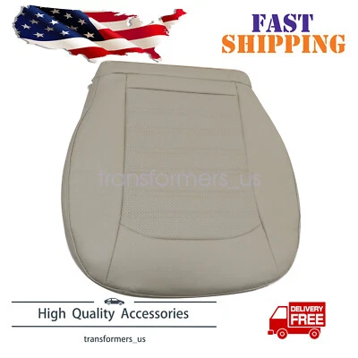 Capa de assento de couro marrom para 2013-2015-2017 Sedan Ford Fusion driver lateral inferior - Imagem 1 de 4