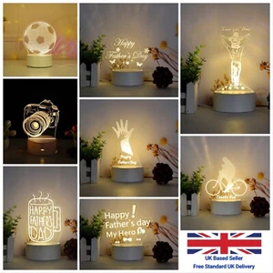 Father’s Day Gifts For Dad Daddy ,Husband 3D LED Decorative Light Birthday Gift - Picture 1 of 19