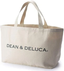 DEAN & DELUCA Big Tote Bag Extra Large LL Natural Off White Shopping bag NEW F/S - Picture 1 of 6