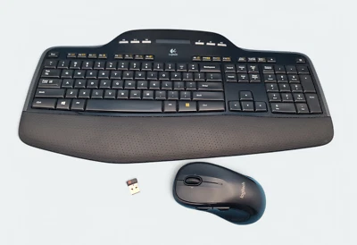 LOGITECH wireless keyboard and mouse MK700 / M510 combo - Complete USB dongle - Image 1 of 4