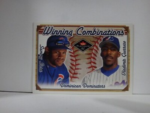 2001 Fleer Platinum Winning Combinations Blue #19 Vladimir Guerrero Sammy Sosa