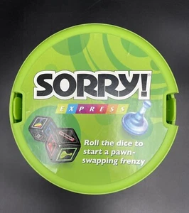 Sorry! Express Parker Brothers Family Game Ages 6+ Travel Size - Picture 1 of 4