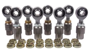 CHROMOLY 4 LINK KIT 3/8 x 3/8-24 HEIM JOINT 3/8 STEEL CONE SPACER BUNG .058 - Picture 1 of 8