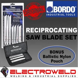 7 Pce BORDO Reciprocating Saw Blade Set Metal,Pipe,Wood,Steel TPI Bi-Metal 6"/9" - Picture 1 of 5