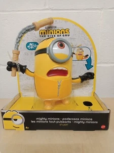 Mighty Minion Stuart The Rise of Gru Mattel 20 cm azione kung fu e 15 più suono - Foto 1 di 4