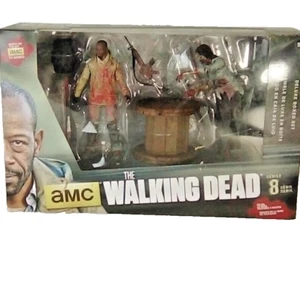 Walking Dead Serie 8 Morgan Con Caminante Empalado Set McFarlane Juguetes NUEVO en Caja - Imagen 1 de 7