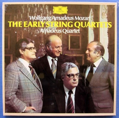 MOZART Early String Quartets AMADEUS QUARTET 4-LP Box DGG 2711 020 * SEALED - Image 1 of 3