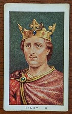 1937 Allen's Confectionery Card - Kings And Queens of England #5 Henry II