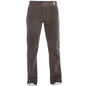 Duke London Mens Brian Big Tall King Size Bedford Cord Jeans Trousers With Belt