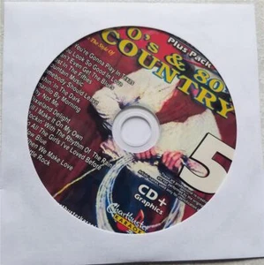 CHARTBUSTER KARAOKE CDG DISC COUNTRY 70'S & 80'S ESP452-5 Kenny rogers & more - Picture 1 of 1