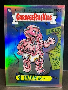 2024 Garbage Pail Kids Chrome 7 #RA-SG Staple Gunther Rory McQueen Autograph GPK - Picture 1 of 2
