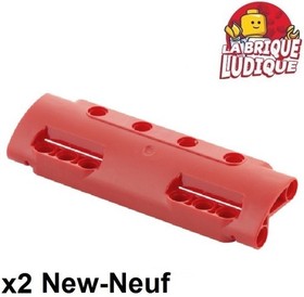 Lego Technic 2x Panel Curved Panel 11x3 10 Holes Red/Red 11954 NEW