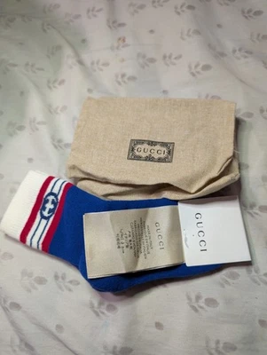 Kids Gucci socks Size 3 12/14CM Blue - Image 1 of 4