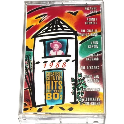 Greatest Country Hits Of The 80's - 1988 (Cassette Tape 1989) PLAY TESTED - Image 1 of 4