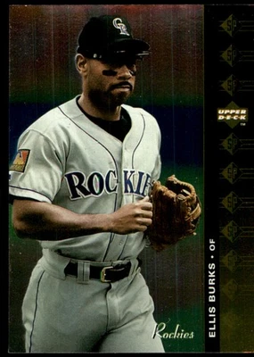 Ellis Burks 1994 SP #165 Colorado Rockies MLB READ FREE SHIPPING AutographDen - Image 1 of 2