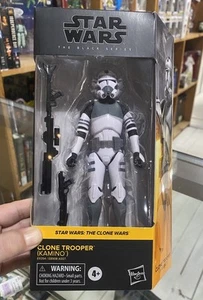 Star Wars Black Series #01 Clone Trooper (Kamino) 6” Hasbro The Clone Wars - Picture 1 of 2