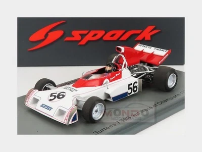 1:43 SPARK Surtees F1 Ts9B #56 3Rd Race Of Champions 1973 J.Hunt White Red S3998 - Image 1 of 2